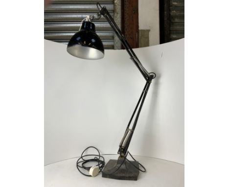 Herbert Terry Anglepoise Model 1209 Lamp - Spring Mechanism Working - Re-wiring and Bulb Holder Need Replacing - Original Sha