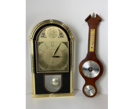Wall Clock and Barometer 