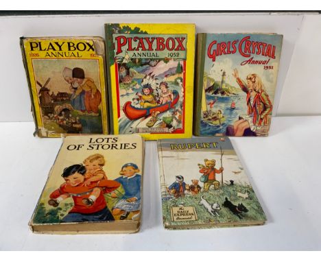 Vintage Children's Annuals to Include Rupert 