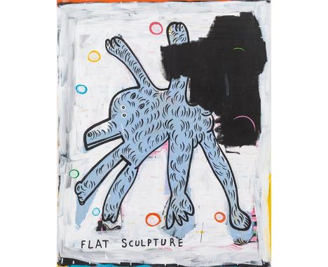 Mario DalpraFlat Sculpture2007Acryl auf Leinwand; gerahmt150 x 120 cmRückseitig signiert und datiert: M. Dalpra 07 Sep. 07öst