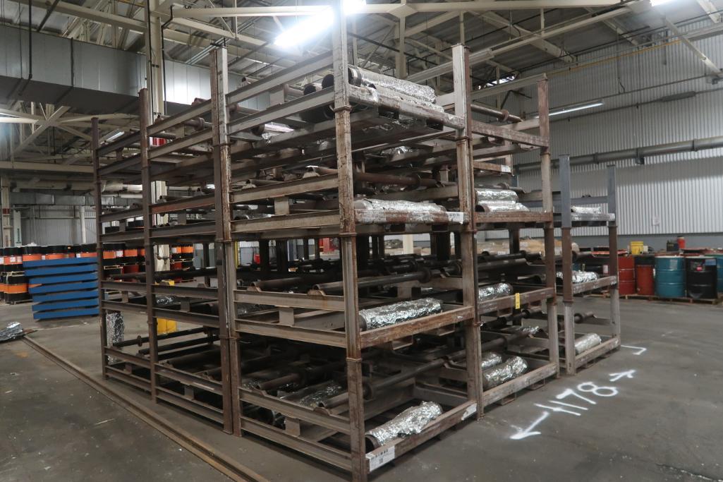 LOT: (35) Stackable Steel Coil Racks