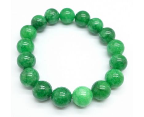 A jade bracelet 