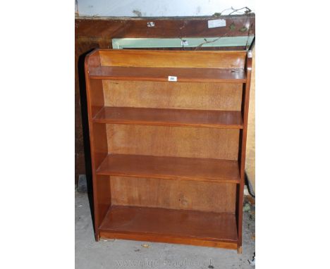 A four shelf Bookcase, 38'' high x 30'' wide x 10'' deep