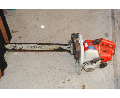 Stihl petrol chainsaw.