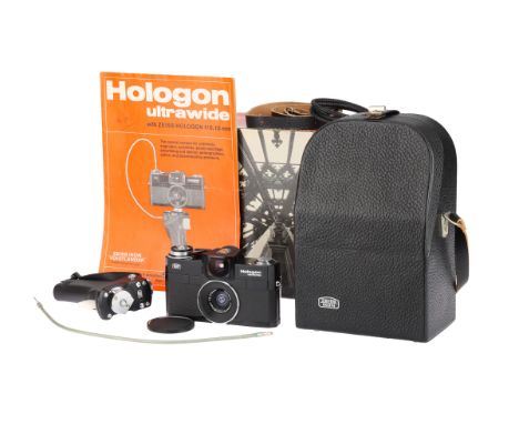 An Excellent Zeiss Ikon Voigtlander Hologon Ultrawide Camera Set, 1970-72, black, serial no. P76403, with Carl Zeiss Hologon 