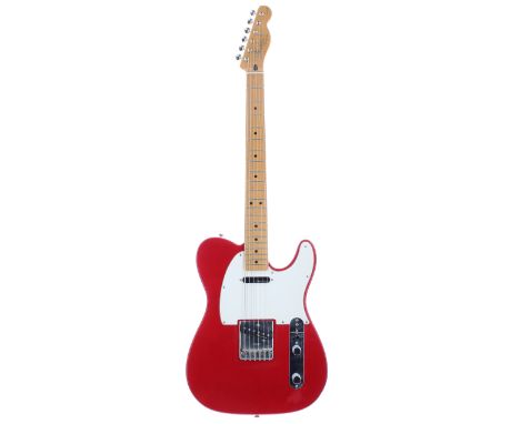 1995 Fender James Burton Standard Telecaster electric guitar, made in Mexico, ser. no. MSN5xxxx2; Finish: candy apple red bod