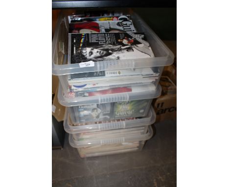4 boxes of Music Magazines and Matching CDs