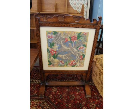 Ex Chapmans Oak Fire screen