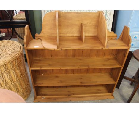 Pine 3 Tier Plate Rack and Corner Shelf Unit