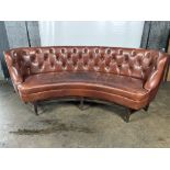 Leather Crescent Sofa From Marcus Wareing Restaurant