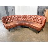 Leather Crescent Sofa From Marcus Wareing Restaurant