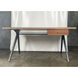 Modern Glass Top Desk