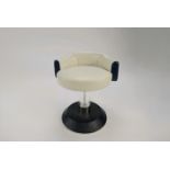 Ben Whistler Ostrich Leather Stools Designed by Robert Angell for The Berkeley Blue Bar x2