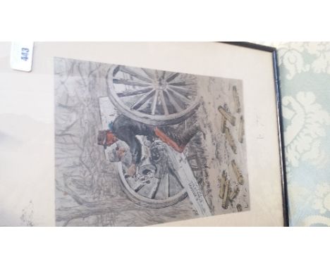 AMENDMENT: AN EARLY SNAFFLES PRINT.