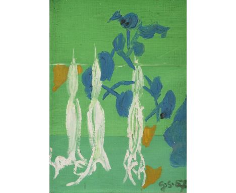 Graham Sutherland OM (1903-1980)  ''Datura''  Initialled and dated (19)57, inscribed verso ''To Douglas with love G.S. 57'', 