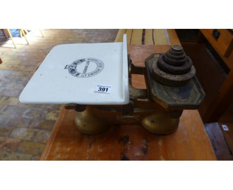 A set of Joseph &amp; Jesse Siddons Ltd scales 