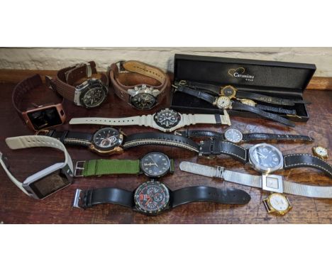 Mixed wristwatches to include a gents Pulsar chronograph and othersLocation: 