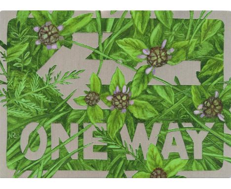
	
		Nessie Ramm
		One Way (Self-Heal), 2025
		Oil on aluminium
		Signed on Verso
		10 x 15cm (3&#190; x 5&#190; in.)
		About