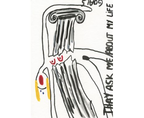 
	
		Maja Djordjevic
		Life Goals, 2025
		Ink and watercolour on paper
		Signed on Verso
		10 x 15cm (3&#190; x 5&#190; in.)
