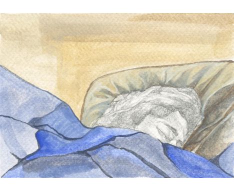 Lorena Levi  Le Lit Solo, 2025 Pencil and oil on paper Signed on Verso 10 x 15cm (3¾ x 5¾ in.)
About Lorena Levi is a London-