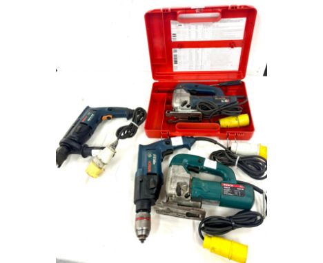 Bosh power tools all in working order to include GBM13-2, GST60PBE, PS523, untested