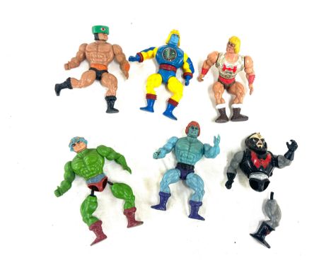 Selection of vintage ' He Man' action figures to include ' Masters of The Universe 1985', ' Faker W' etc ( some pieces and ac