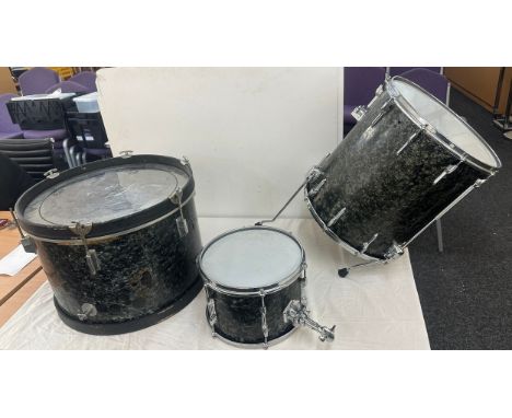 Vintage 1960's premier ' Ringo' black oyster pearl drum kit