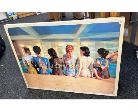 Official Pink Floyd ' Back Catalogue' mounted print measures approx 24 inches tall by 31 wide