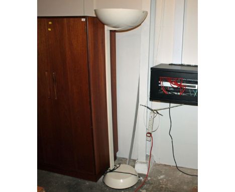 A Mid Century Thorn Lighting cream metal uplighter 181 cm 