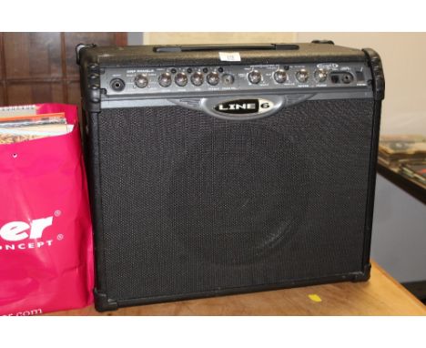 A line 6, Spider II guitar amplifier, with smart control effect and AMP models.