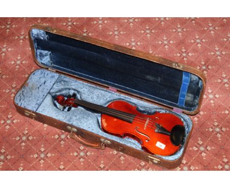 James Rawes (Carlisle) 2006 violin, model Del Gesu Ex Aro De 1734, Bosnian maple. Sold with vintage crocodile effect and plus