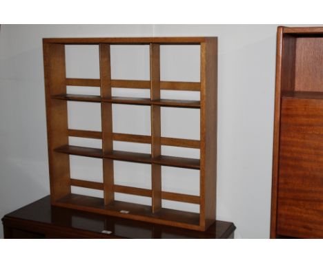 A Beaver and Tapley light oak "The Penguin Bookshelves" 71 cm x 71 cm x 33 cm