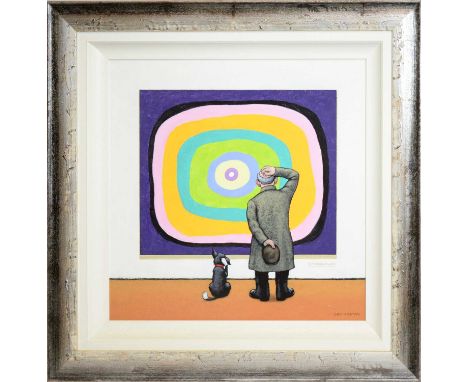Chris Chapman(Contemporary)"R T Codswallup",signed,oil on board,59 x 60cms, framed.