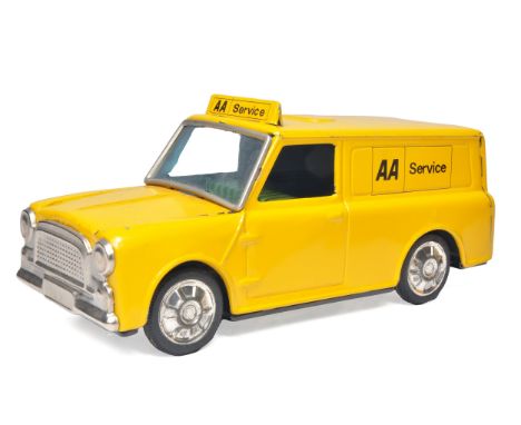 Bandai Japanese Friction Drive AA mini-van. Displays generally very good with only minor signs of wear.