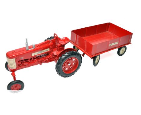 Ertl 1/16 International Farmall Tractor and Trailer.