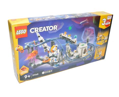 Lego No. 31142 Space Roller Coaster. As New. Some minor storage wear to box. 