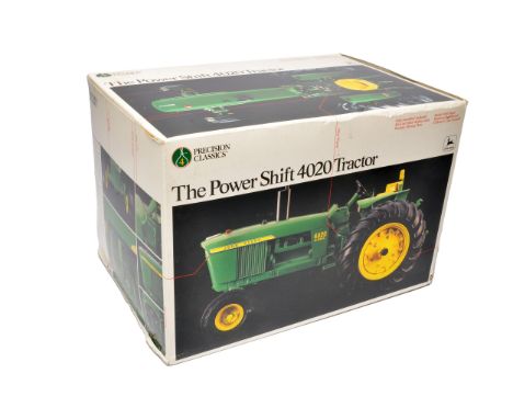Ertl 1/16 diecast farm model issue comprising Precision Series John Deere Powershift 4020 Tractor. Excellent with no obvious 