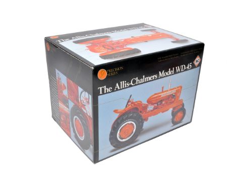 Ertl 1/16 diecast farm model issue comprising Precision Series Allis Chalmers WD-45 Tractor. Excellent with no obvious sign o