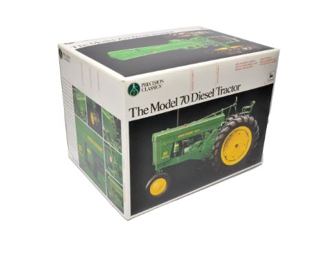 Ertl 1/16 diecast farm model issue comprising Precision Series John Deere Model 70 Tractor. Excellent with no obvious sign of
