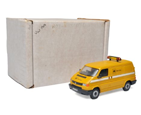 Roxley Models 1/48 white metal commercial vehicle issue comprising Volkswagen Transporter in the livery of AA. With original 