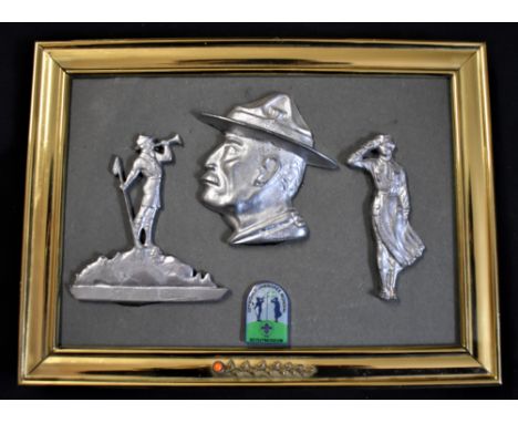Scouting Casting of Baden Powell. A scout and guide made at the 2011 World Scout Jamboree in Sweden. Made from printer letter