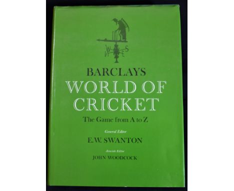 Barclays World of Cricket Book - The Game from A-Z. 1980's edition. Vintage and rare find