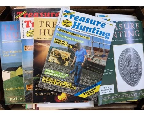 Magazines:  Treasure Hunting Magazines 50+ mostly 1980s issues on metal detecting