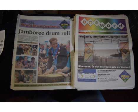 Scouting World Scout Jamboree 2007 Camp Newspapers 1-12 plus special edition 25/7/2007. Plus "World Scout Jamboree by the Ess