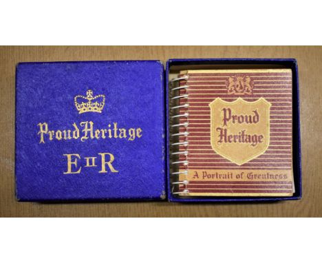 Proud Heritage - A Portrait of Greatness Miniature Portrait Book dedicated to King George VI Published by John Dron Ltd, Lond