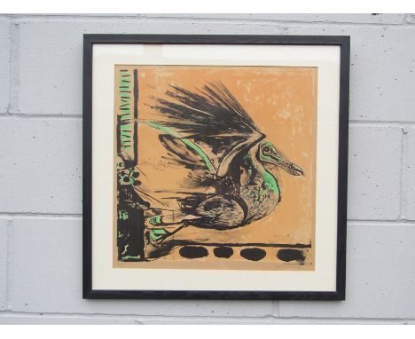 GRAHAM SUTHERLAND (1903-1980) (ARR) A framed and glazed Lithograph in colours, 'The Bird', 1953, pencil signed and numbered 4