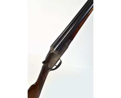 *Section 2 Shotgun licence required* VICTOR SARASQUETA; a 20bore side by side double trigger sidelock ejector, with chequered