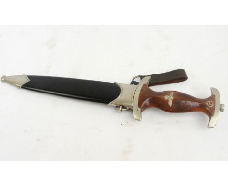 A WWII period German Third Reich SA (Sturmabteilung) dagger, the blade marked "JA Henckels, Zwillingswerk, Solingen", and etc