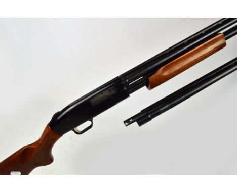 *Section 2 Shotgun licence required* MOSSBERG; a 20bore pump action shotgun with hushpower moderator (this lots is supplied w