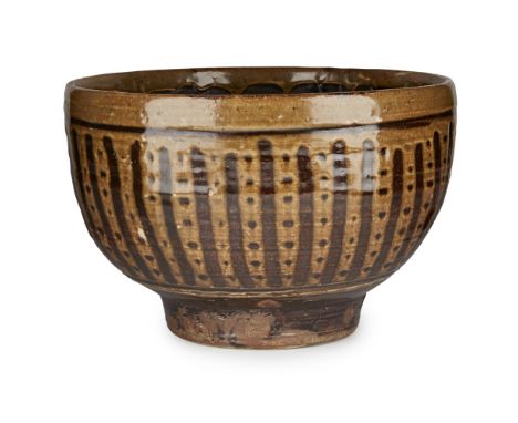 [§] MICHAEL CARDEW C.B.E. (BRITISH, 1901-1983) AT WENFORD BRIDGEFOOTED BOWL impressed artist's and pottery marks, incised dec